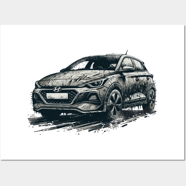 Hyundai i20 Wall Art by Vehicles-Art